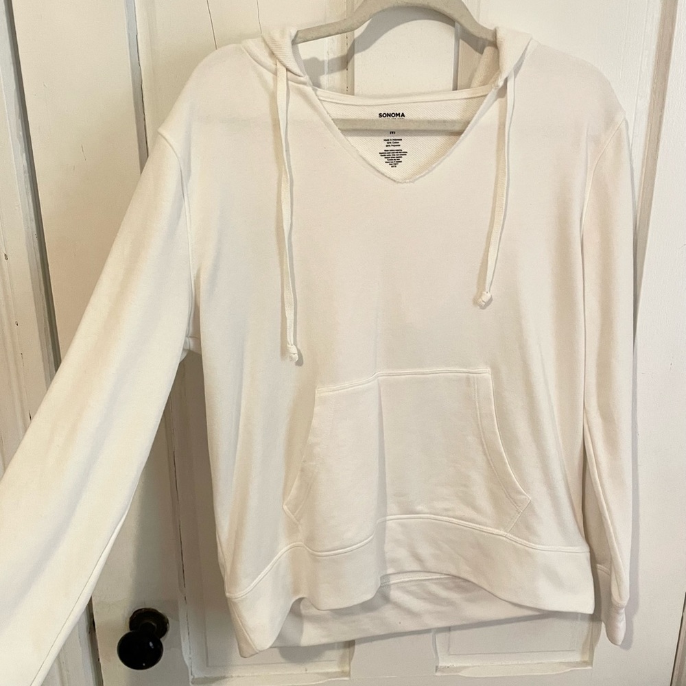 White Pullover Hoodie